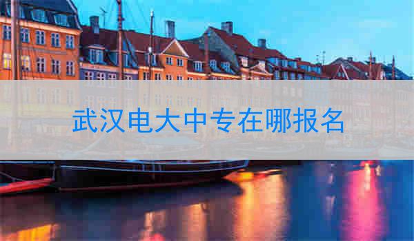 武汉电大中专在哪报名