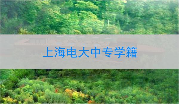 上海电大中专学籍