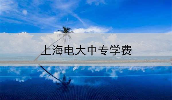 上海电大中专学费