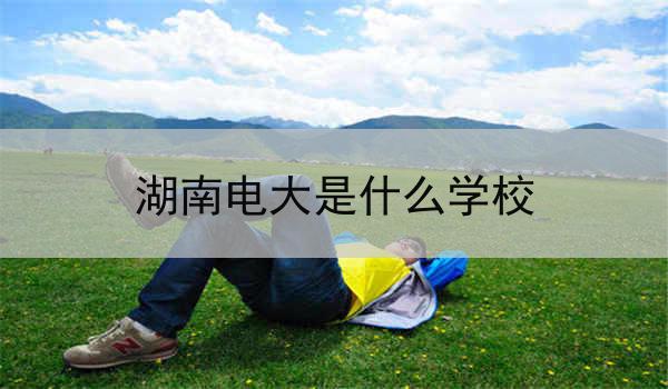 湖南电大是什么学校
