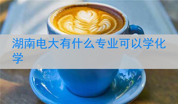 湖南电大有什么专业可以学化学