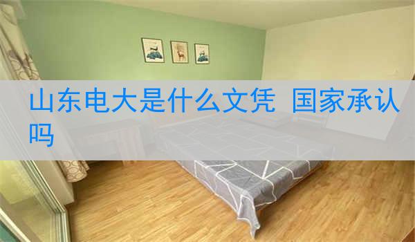 山东电大是什么文凭 国家承认吗