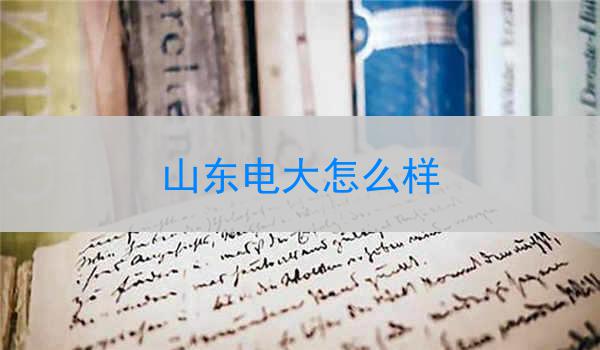 山东电大怎么样